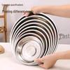 Stainless Steel Round Serving Plates