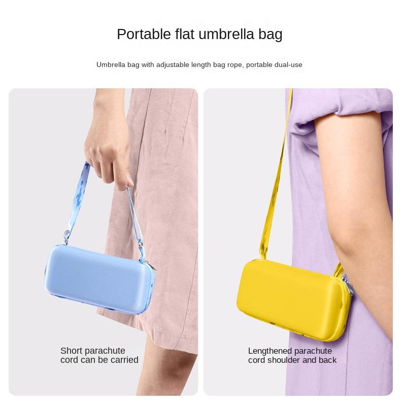 Mini Compact Pocket Umbrella For Women Light 6 Folding Sun Protection Sun And Rain Small Card Bag Umbrellas Paraguas Mujer