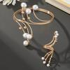 Set Open Bracelet Ring Set Temperament Premium Red Pearl Decoration Luxury Banquet Party Gifts