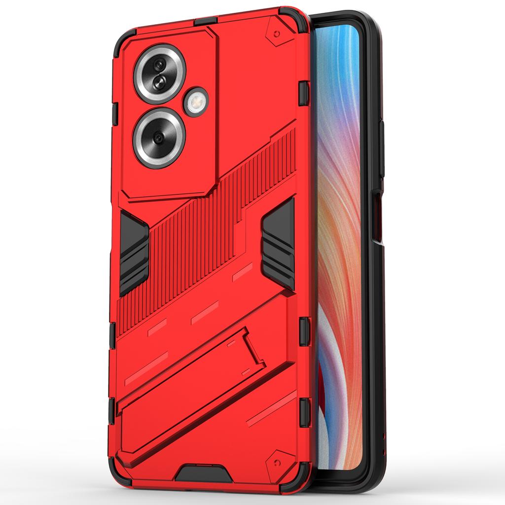 Pour Oppo A79 5G/A2 5G Coque de Téléphone PC+TPU Résistant aux Rayures avec Support