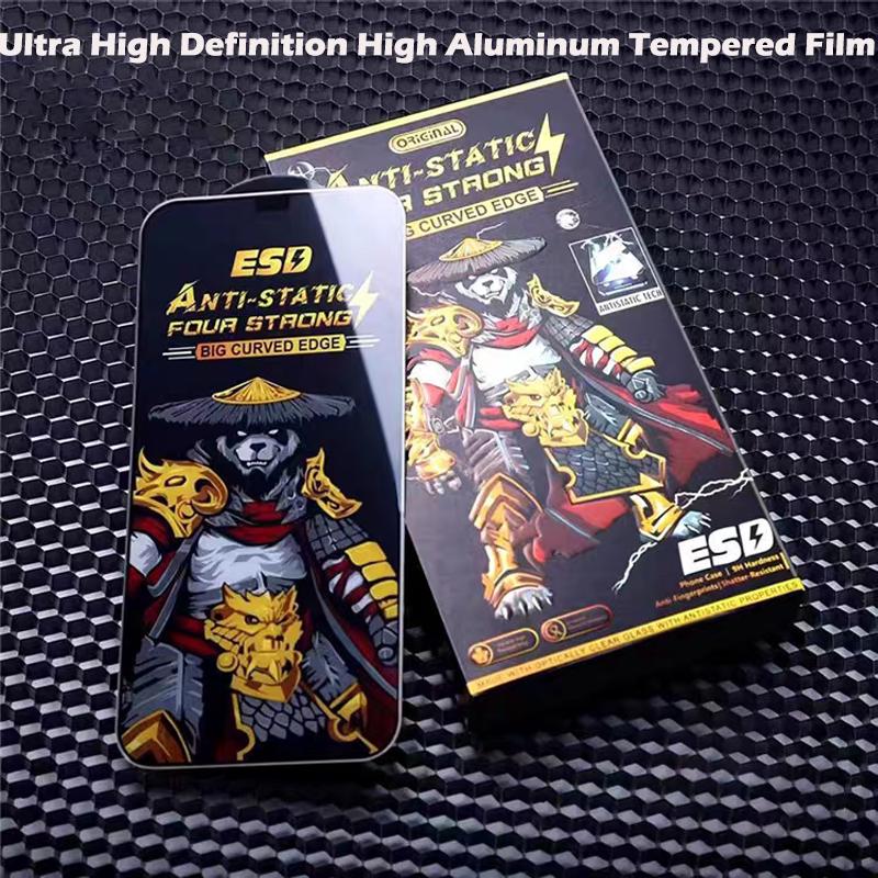1-3PCS Glass For iPhone 15 14 12 11 13 Pro Max Frosted Screen Protectors For iPhone 15 Pro X XR XS MAX Anti-spy Protective Glass