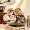 Coffee Stain Die-Cut Adhesive Tape for Journal and Phone Case Decoration