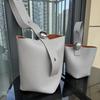 Loe 2024 Mini Pebble Fortune Bucket Handbag - Large Capacity Women's Tote