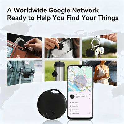 RSH 4PCS Android Tracker Work With Google's Find Hub App Navigation Locate Key Bag Finder for Samsung Xiaomi Pixel Smart Tag GMS