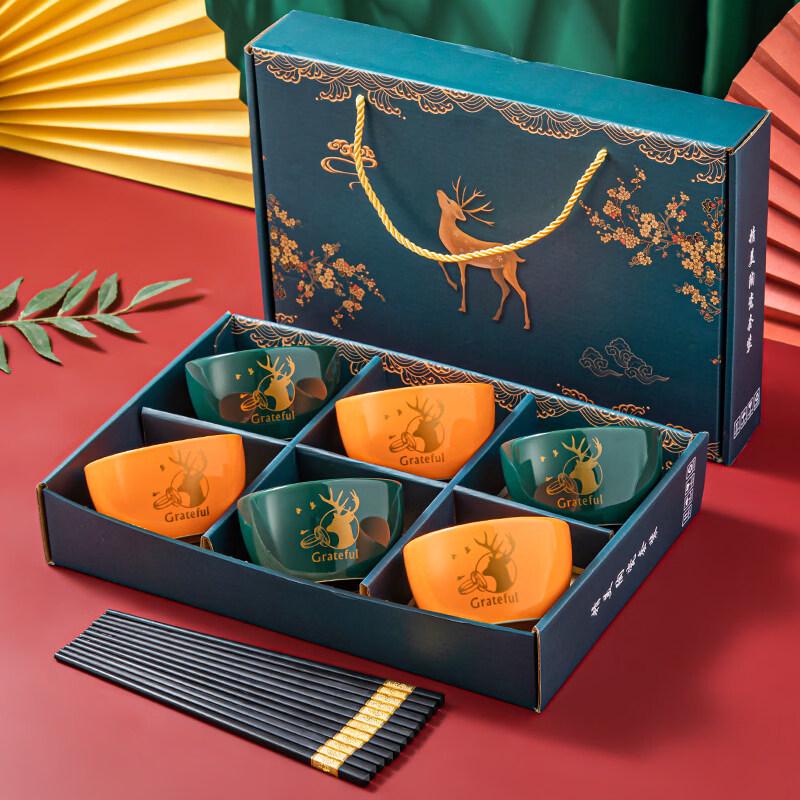 Elegant Cream Style Ceramic Dinnerware Gift Set