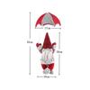Christmas Scene Decorations Christmas White Beard Parachuting Elderly Parachuting Christmas Window Display Hanging Pendants Gift