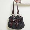 Vintage Y2k Gepunktete Schleife Schultertasche Japanische Süße Achseltasche Stilvolle Niedliche Lolita Handtasche Lässige Vielseitige Plüsch-Tragetasche