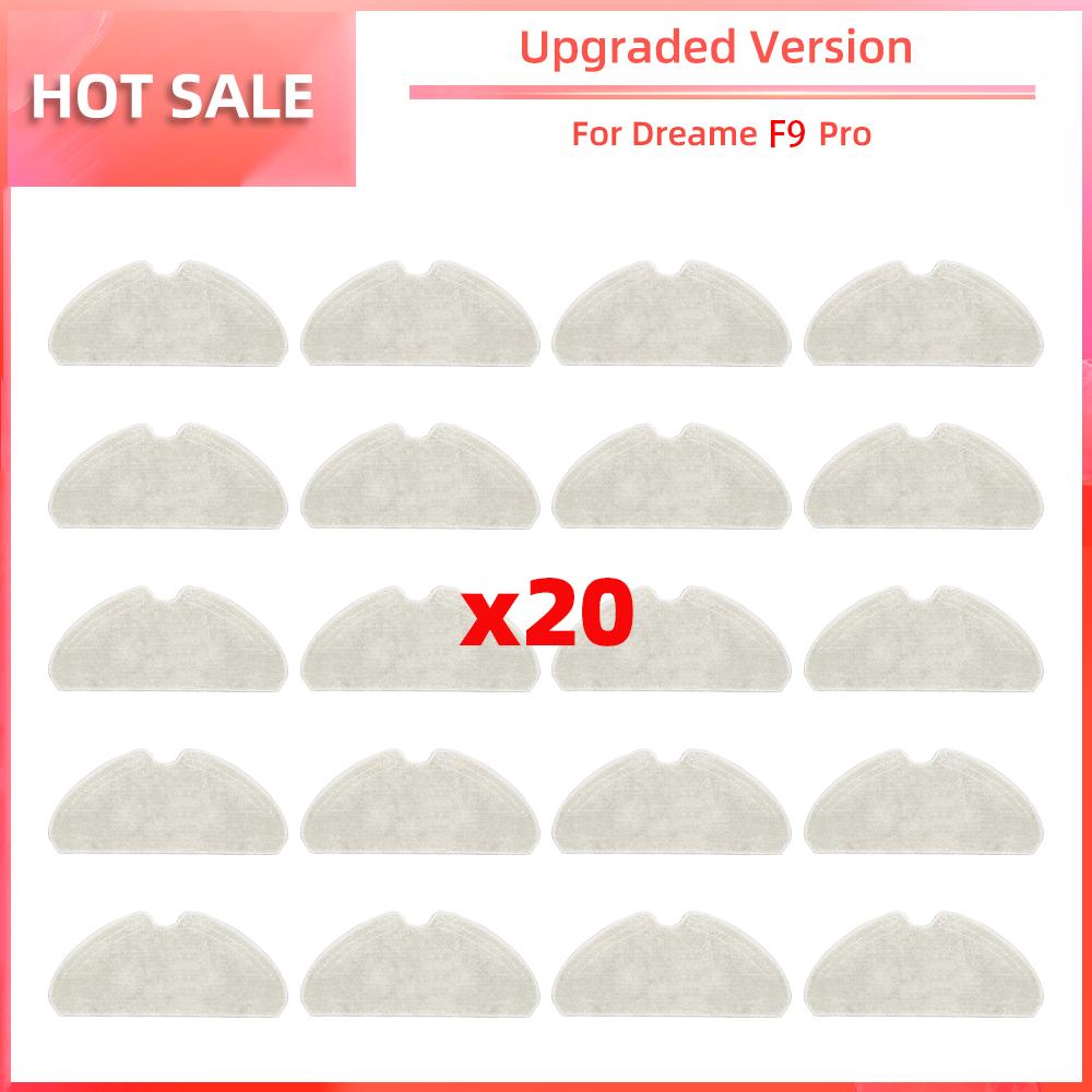 Compatible for Dreame F9 Pro Robot Vacuum Replacement Main Side Brush HEPA Filter Mop Pad Spare Parts Accessories