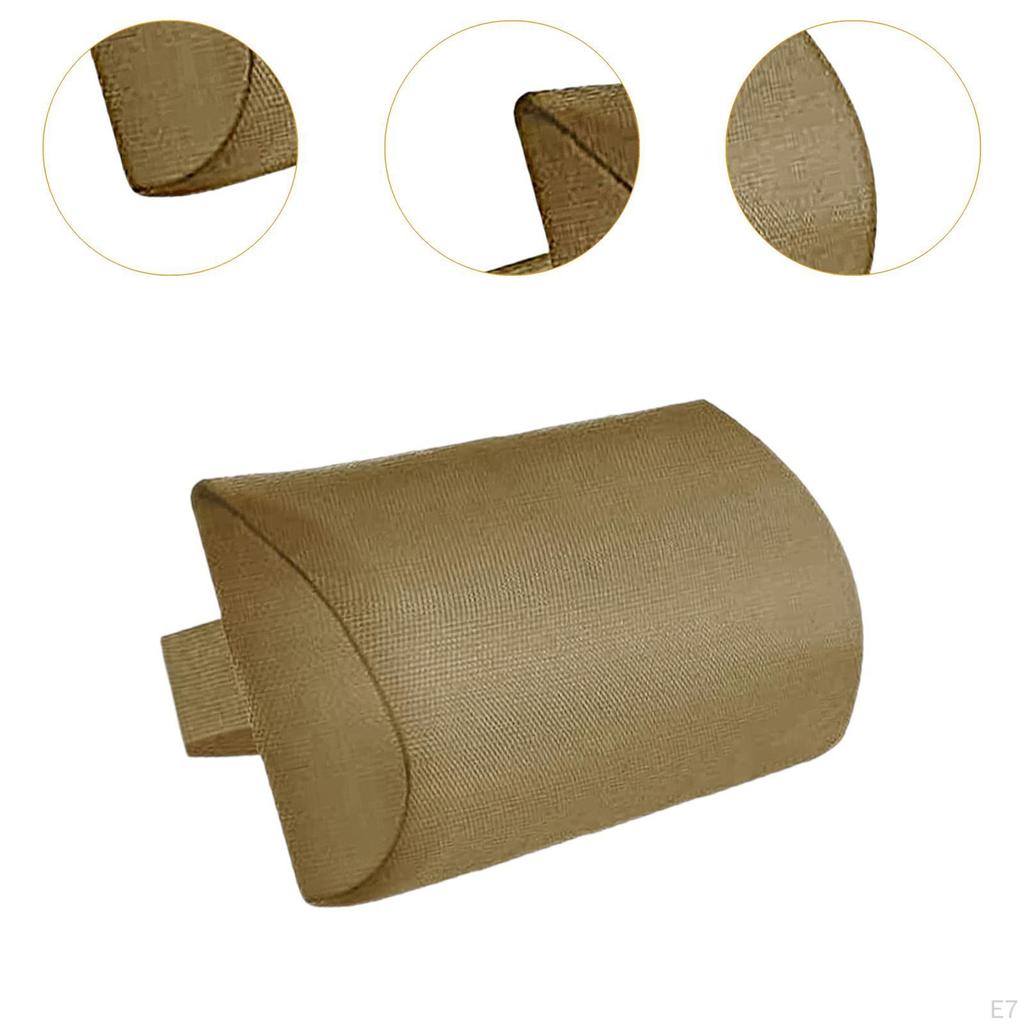 Krzesło Leżanka Zagłówek Poduszka Podparcie Miękka z Elastyczną Gumką Rozkładane Heather