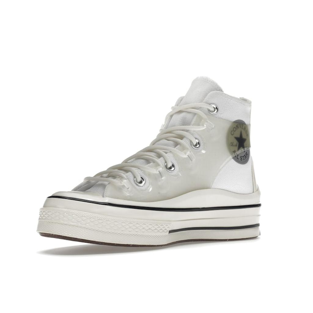 Converse Chuck 70 Utility High Hybrid Function - Egret Unisex Sneakers White Black 172255C