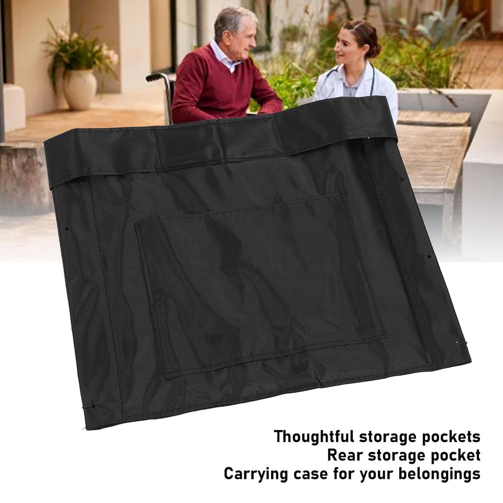 Spătar de schimb pentru scaun cu rotile, gros, din pânză Oxford, respirabil, tapițerie de schimb pentru spătarul scaunului cu rotile, accesorii pentru scaun cu rotile