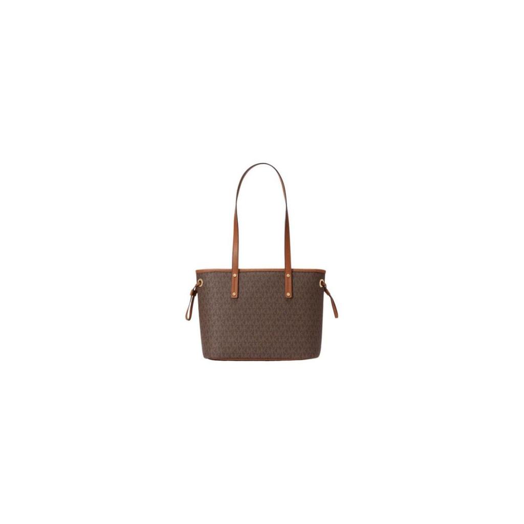 Michael Kors Jet Set Travel Monogram Drawstring Tote Bag Women tote Dark-Brown 35T9GTVT1V-200
