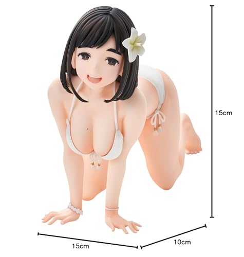 UNION CREATIVE "Ganbare Doki-chan" Junior Swimsuit Style Non-Scale PVC Painted Complete Figure UC001912-01