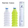 Ayub Fiber Head Nylon Badminton Shuttlecocks (12-Pack)