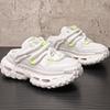 Scarpe Dad alla moda, sandali estivi traspiranti da uomo, infradito con zeppa rialzante, lo stile maschile è di tendenza   b24