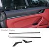 For Porsche 911 992 2019-2026 Real Carbon Fiber Car Interior Decorative Door Panel Sticker Cover Moulding Trim Accessories