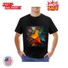 Men T-Shirt with Vibrant Geometric Shapes Inspired Unisex Graphic Tee Size S-5XL