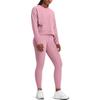 Under Armour Solid Color Sports Casual Training Fleece Pullover Sweatshirt Women Tops Pink 1379880-697