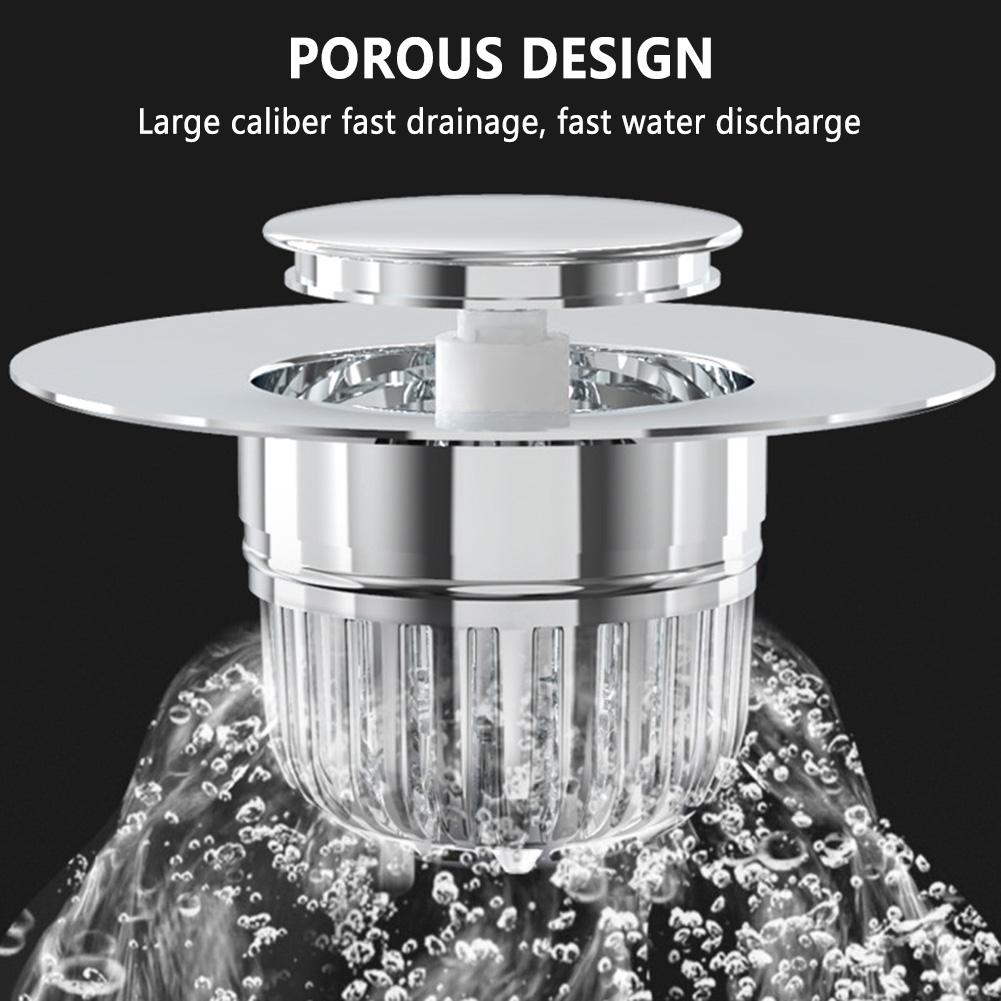 Universal Sink Sealing Drain Plug Quick Draining Sewer Drain Protector For Kitchen Bathroom