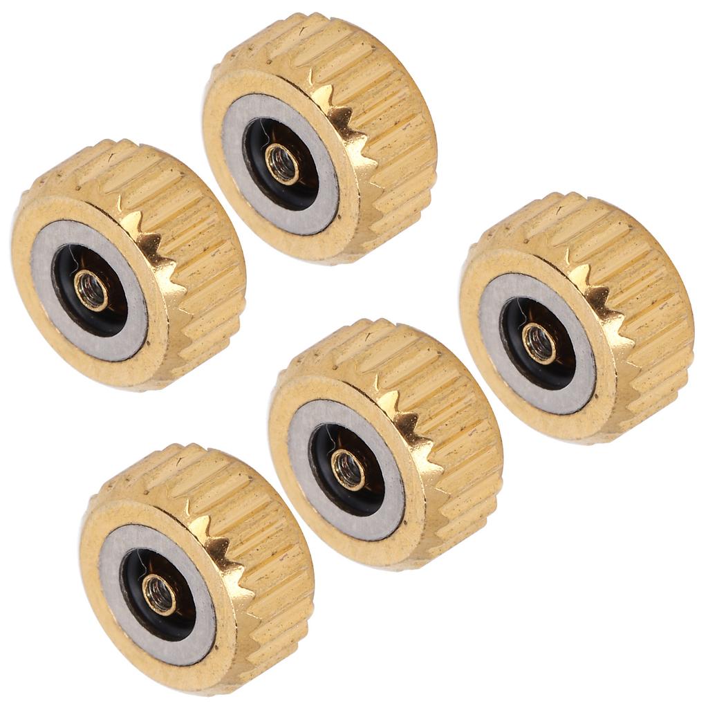 5pcs Watch Crown Spare Parts Quartz Mechanical Watch Crown Replacement Accessories6.5mm