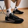 Kappa Classic Versatile Non-Slip Durable Synthetic Leather Low-Top Casual Running Shoes Unisex sneakers Black K0DU5MG16CJ-990