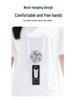 2026 Portable High-Speed Neck-Hanging Cooling Fan with Folding Handheld Design