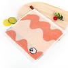 Cartoon Puppy Bear Quick-Drying Jacquard Hand Towel, 100% Cotton, 25x25 cm.