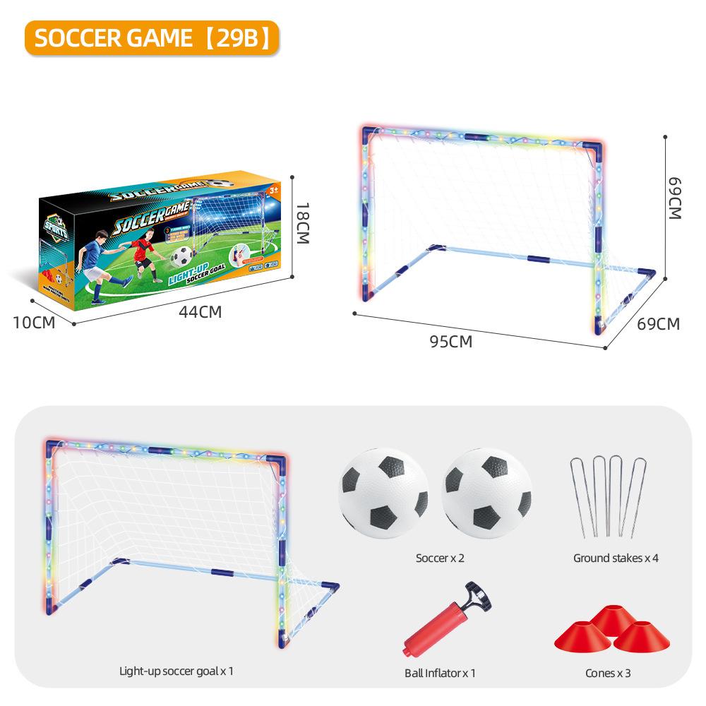 

Уличная светящаяся футбольная дверь баскетбольная игрушка детский досуг родитель-ребенок тренировка спортивные игрушки Football set