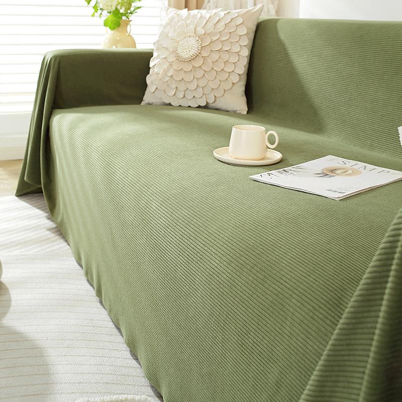 Four Seasons General New Cotton Wool Love Song Wasserdichter und rutschfester Sofabezug in Volltonfarbe, Handtuch, schlichter und modischer moderner Staubschutz