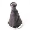 5 Speed Gear Stick Shift Knob With Leather Boot For VW Gol Parati Saveiro 1994 1995 1996 1997 1998 1999 2010 Pointer 1994-2010