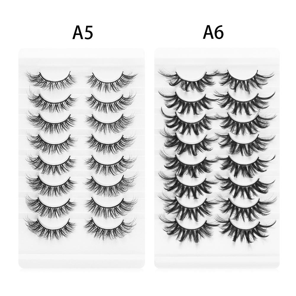 Wispies Fluffy Multilayered Effect Eye Lash Extension Full Volume Thick 3D Mink False Eyelashes