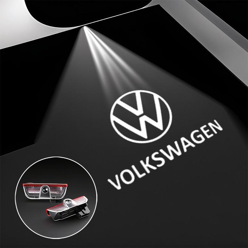 Für VOLKSWAGEN LED HD Auto Tür Logo Willkommenslicht Projektor Lampen Zubehör Für VW GTI Scirocco Polo Golf Passat Tiguan Arteon