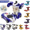 Educational 2in1 Deformation Car Toy No Battery Needed