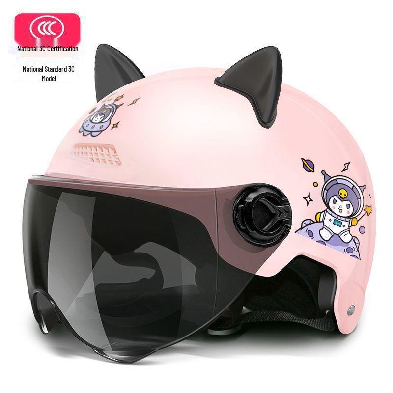 Certified All-Season Electric Motorcycle Helmet for Men and Women, Ideal for Summer Riding, Free Shipping Included