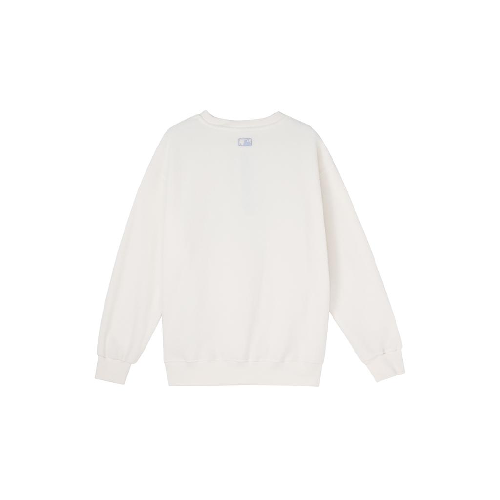 New MLB Base Logo Sweatshirts Unisex Beige 3AMTF5116-50CRS