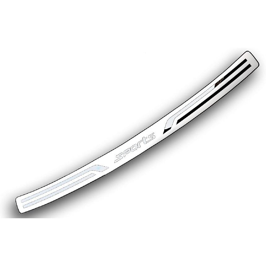 Car Stainless Steel Rear Bumper Protector, for Toyota Highlander 2015-2021 Accessories, Auto Parts Tailgate Back Trunk Door Sill Cover Scuff Plate