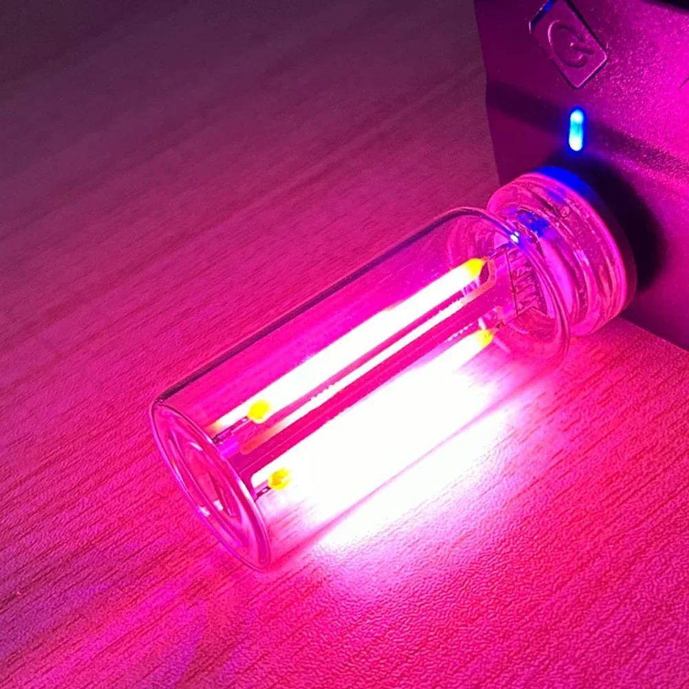 

USB Touch Control Світлодіодний нічник Атмосферне світло Лампа Едісона Лампа розжарювання Світлодіодна лампочка розжарювання Прикраса спальні Pink