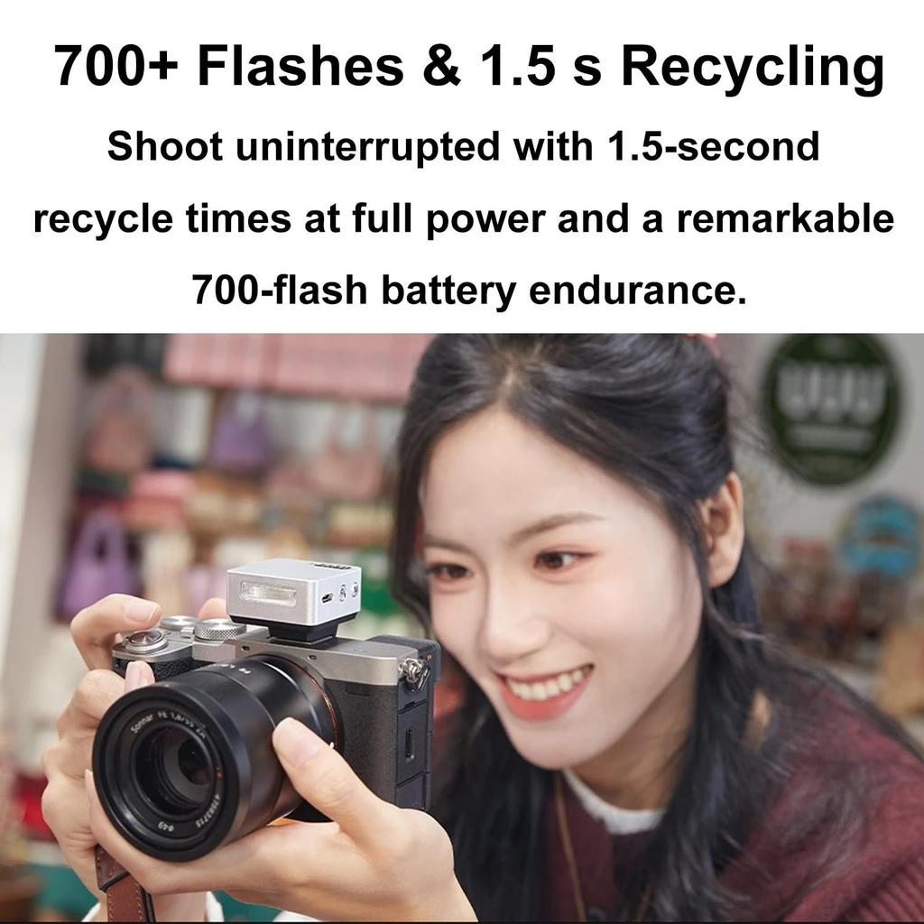 Godox iT20 N TTL Camera Flash with Lithium Nikon Camera Flash Digital Camera with Standard Hot Second Recycle 700 Full Power Flashes iT20-N