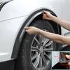 2/3.5/4.5cm*1.5M Car Fender Flares Arches Wing Extenders Wheel Eyebrow Anti-collision Strip Mudguard Lip Cover Scratch Proof