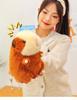 Cute Guinea Pig Plush Toy Figurine for Sleep Decoration and Holiday Gift