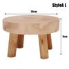 Wooden Plant Stand Flower Pot Base Holder Stool Garden Flower Display