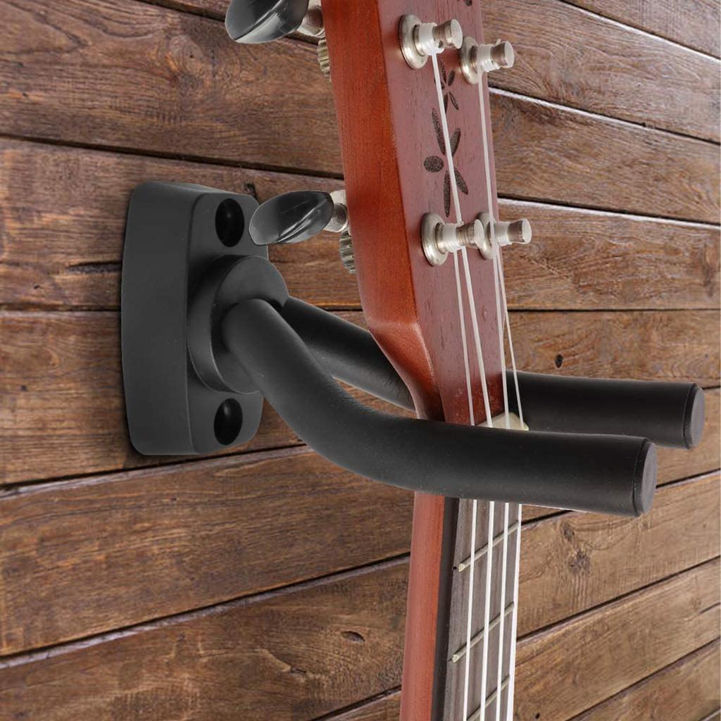 4 pçs cabides de guitarra montagem na parede suporte de guitarra guitarra ukulele baixo suporte exibição
