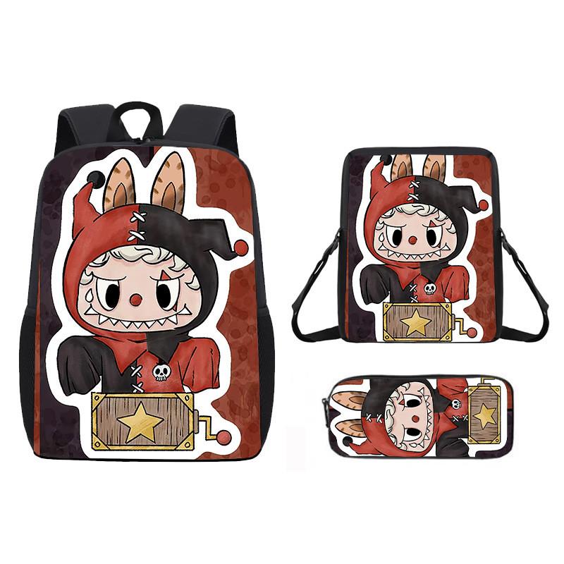 Anime Shoulder Cartoon Bag Pencil Case School Backpack For Children
