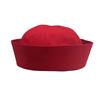Nuovo Cappello da Marinaio in Cotone Monocolore Morbido Cappello Marino Senza Visiera Costume da Marinaio Cappello Festa