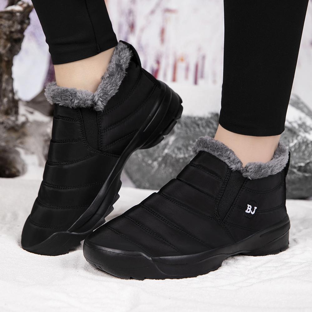 Women'S Plush Thick-Soled Boots, Women'S Shoes, Women'S Waterproof Boots, Winter Fashion Snow Boots, Women'S Boots  New Model