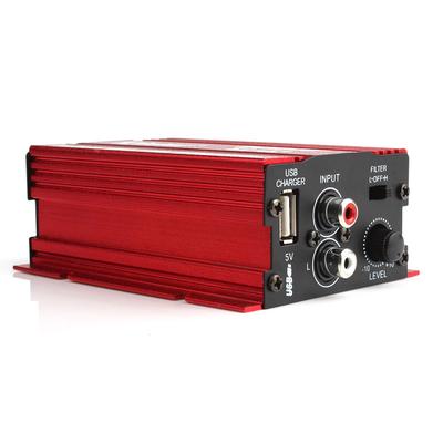 Voiture 12V 500W 2 Canaux Hi-Fi Stéréo Audio HiFi Ampli Subwoofer Pro