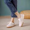Scarpe bianche con plateau da donna scarpe per l'allenamento morale 2025 nuove scarpe estive celebrità di Internet versatili super popolari scarpe Forrest Gump scarpe da ginnastica casual