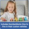 Numberblocks Mini Numberblocks Character Authentic Vehicles, Cars, 5-Pack, 95405,