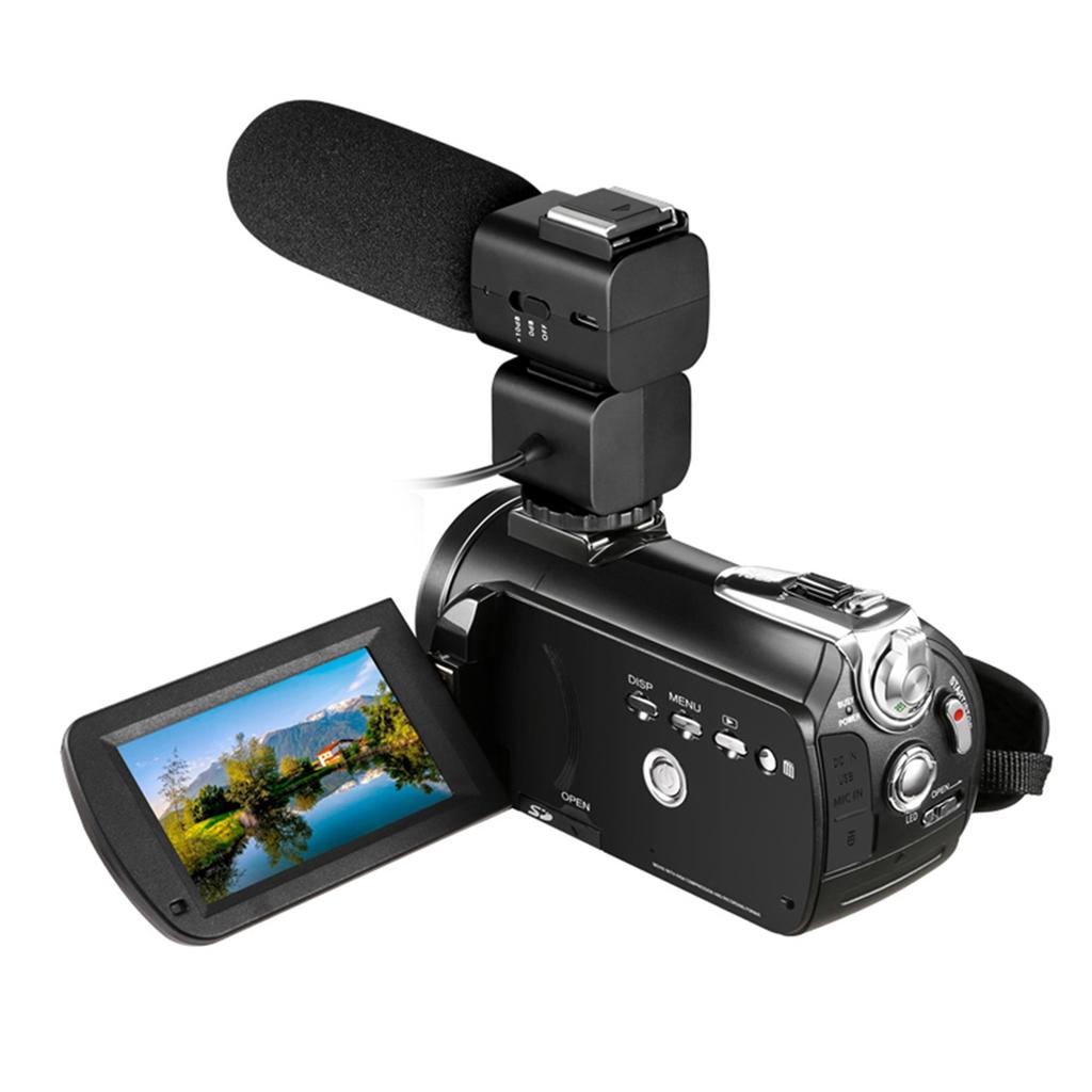 ORDRO AC5 4K WiFi Digital Video Camera Camcorder Recorder DV 28MP 3.1 Inch IPS Touchscreen 12X Optical Zoom Time Lapse