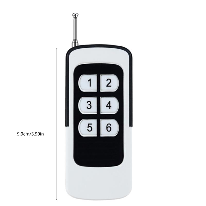 Multipurpose Remote 12V/23A Battery Powered Remote Controllers 2/4/6/8CH Quick Installation 433/315MHz for Garage Door